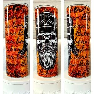 20oz Metal Tumbler/Born Biker